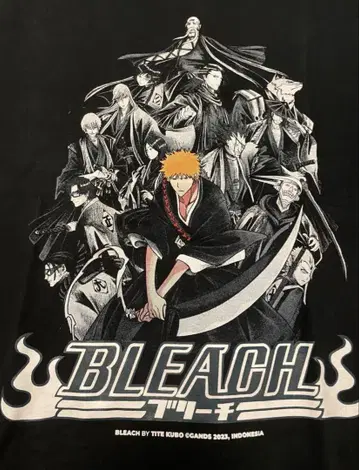 BLEACH 구제 의류 애니메이션 티셔츠