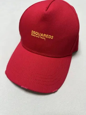 DSQUARED2 야구 모자 레드