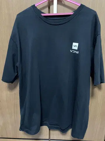 RVCA 티셔츠 블랙 오버 사이즈