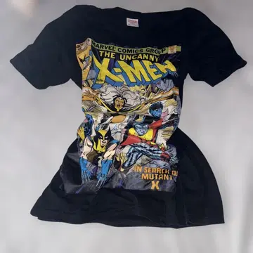 새상품급 지유 마블 X-MEN 코믹 티셔츠 L