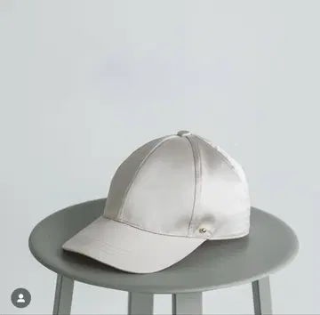 pois saten cap 베이지