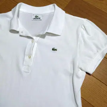 LACOSTE 라코스테 와펜 피케 셔츠 여성용 SIZE42