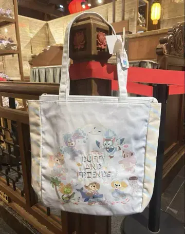 상하이 디즈니 썸머 더피 프렌즈 토트백