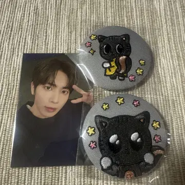 TXT 뿔바투 다고냥 자수 배지 태현