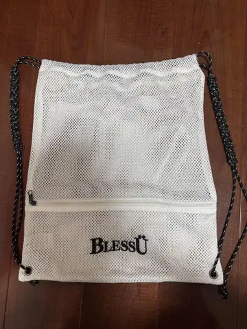 BlessU 메쉬 냅색 화이트