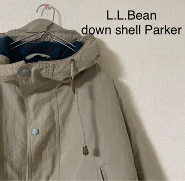 L.L.Bean 엘엘빈 쉘 후드티 다운 쉘 다운 80s