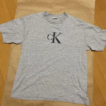 90s USA제 캘빈클라인 티셔츠 XL 카키