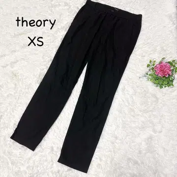 띠어리 XS 블랙 슬랙스 레이온 노멀 코어 스테디셀러 출퇴근