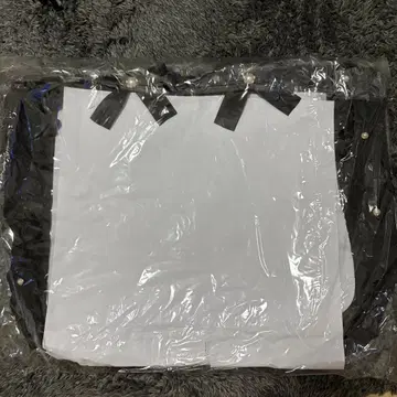 자카마트 A3 프릴 디자인 이타백 토트백 블랙 검정