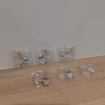 치이카와 (먼작귀) 외출이 기대되는 페어 아크릴 참 6종 세트