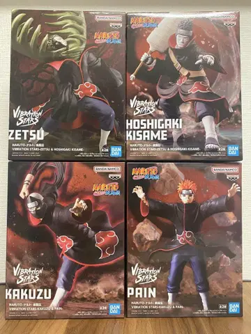 NARUTO 가쿠토 페인 제츠 가키 상어 피규어 4종 미개봉 새상품