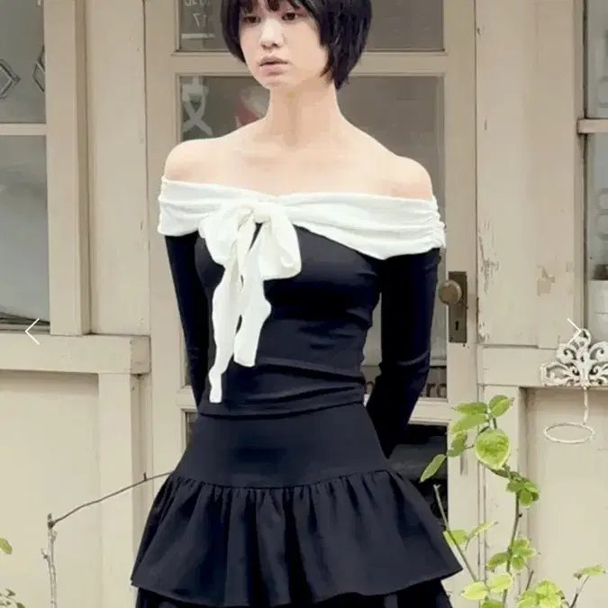 Not Your Rose Blair Top (Black) #Blair top,#낫유어로즈,#낫