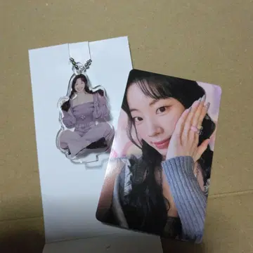 twice 다현 아크릴 참, 트레이딩 카드 세트.
