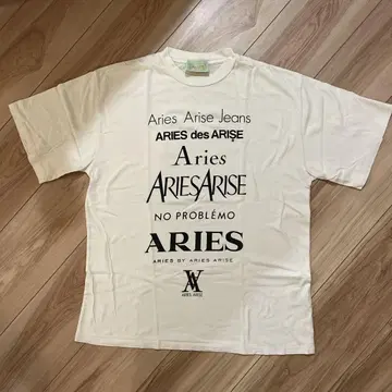 Aries 브랜드 로고 패러디 티셔츠