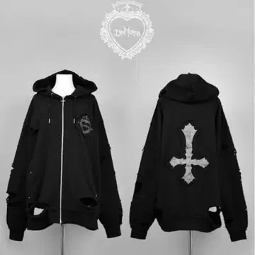 dimmoire 디무모아 마도사 후드티 Black