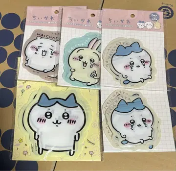 치이카와 (먼작귀) 다이 컷 지퍼 봉투 5개 세트
