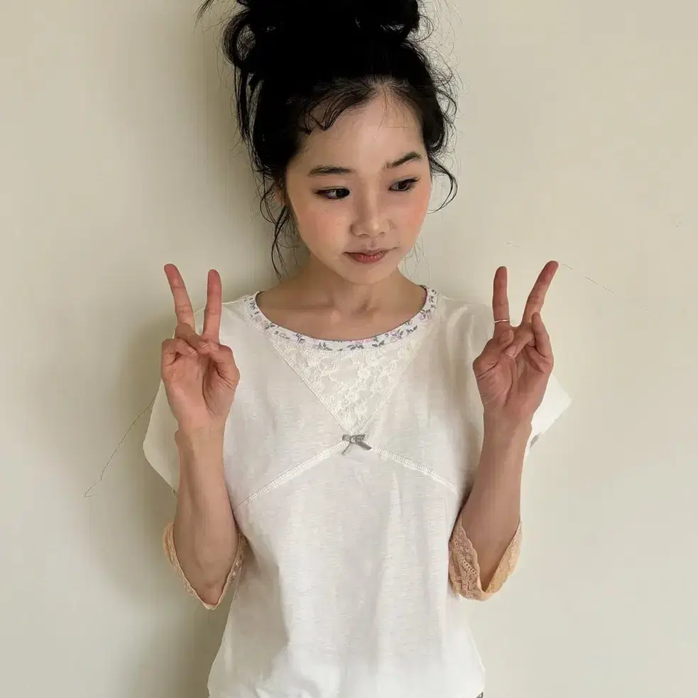GLOWNY | 글로니 GLOWNY 90S Raglan Baby Tee (COOKIE) #글로니