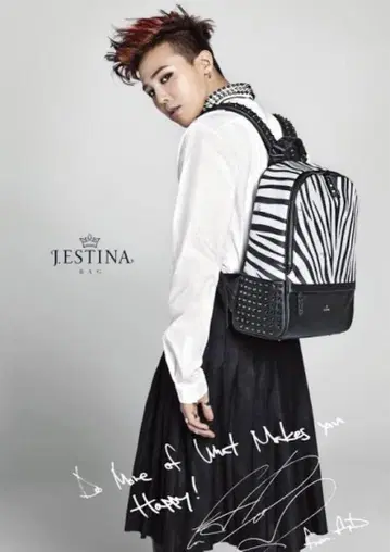 BINGBANG G-DRAGON 백팩 가죽