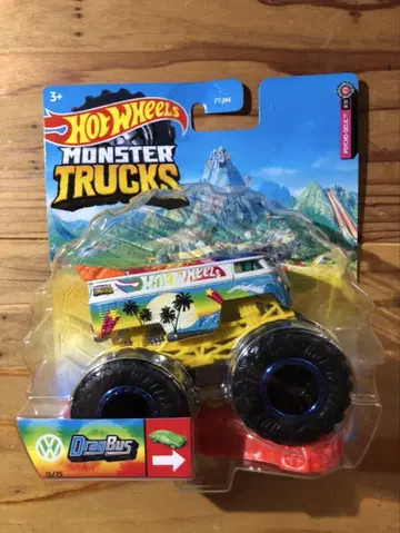 핫휠 몬스터 트랙 VW DRAG BUS 하와이안