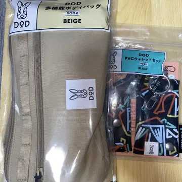 DOD 다기능 포디 백 베이지 PVC 지갑