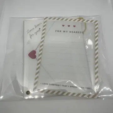 후쿠야 온라인 포토 카드 아크릴 프레임 러브 레터 화이트