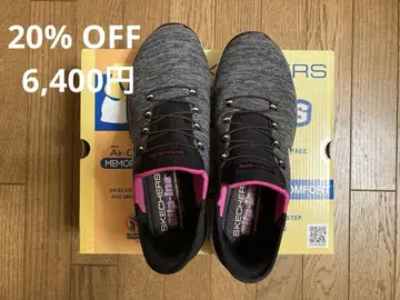 7/10 한정판 20% 할인 25.0cm 스케쳐스 그레이/핑크