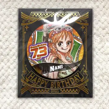 나미 벌스데이 캔뱃지 2021 원피스 ONE PIECE