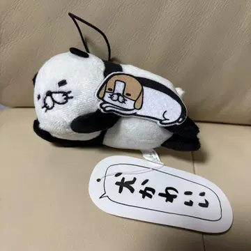 팬더와 개 봉제 인형
