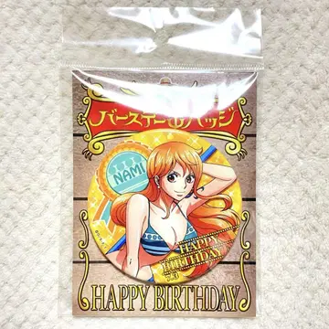 나미 벌스데이 2018 캔뱃지 원피스 ONE PIECE