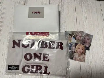 rose NUMBER ONE GIRL 티셔츠 포토 카드 세트