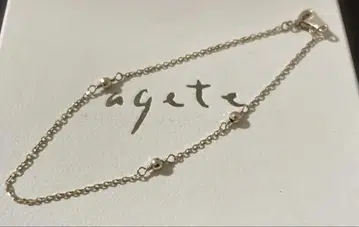 agete K10 골드 체인 팔찌