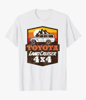 랜드크루저 4x4 랜드스케이프 빅 체스트 티셔츠