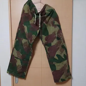벨기에 군용 실물 브러시 스트로크 카모 오버 팬츠 50년대 밀리터리