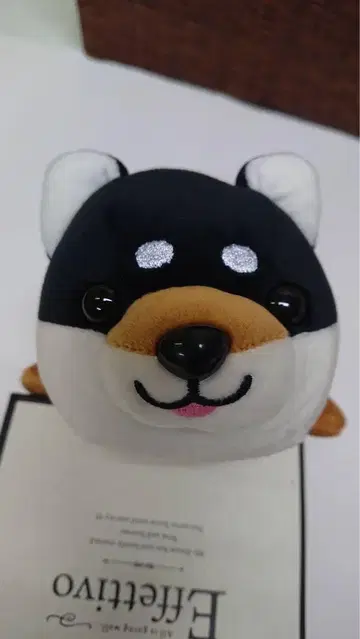해피 마메시바 봉제 인형 블랙 시바