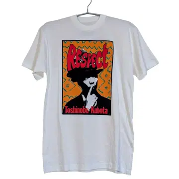 90s 93' 쿠보타 토시노부 티셔츠 리스펙트 빈티지 프린트 티셔츠