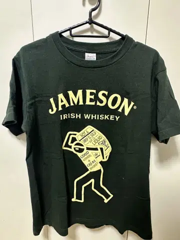 Jameson 아이리쉬 위스키 티셔츠 다크 그린 아메카지