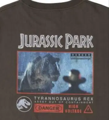 L 쥬라기 공원 T-REX 말콤 박사 티셔츠, 기타 M LL 영화