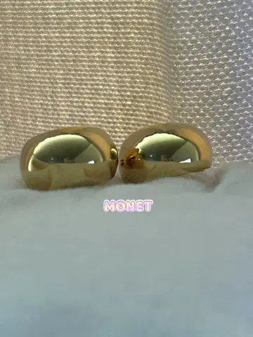MONET 모네 골드 후프 귀걸이