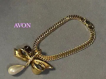 AVON 에이본 리본 모티브 팔찌
