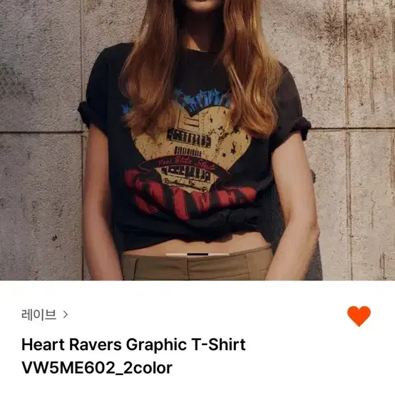 人気☆RAIVE☆HEART RAVERS GRAPHIC T-SHIRT Heart Ravers Graphic T-Shirt VW5ME602_2color - RAIVE