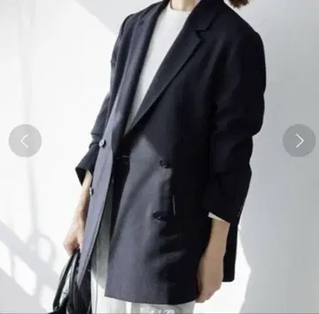 SLOBE IENA 워셔블 트윌 더블 자켓