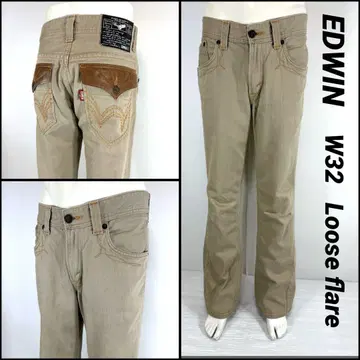 EDWIN 에드윈 웨스턴 루즈 플레어 W32 L 사이즈 86cm