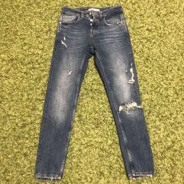 ZARA 스키니 데님 데미지 가공 자라 데님 팬츠 청바지