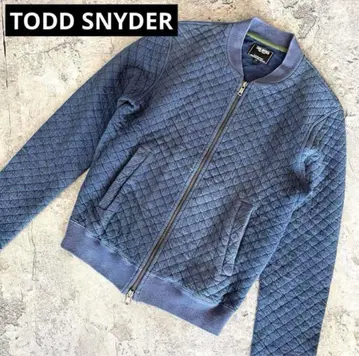 TODD SNYDER 토드 스나이더 지퍼 블루종 맨투맨 퀼트