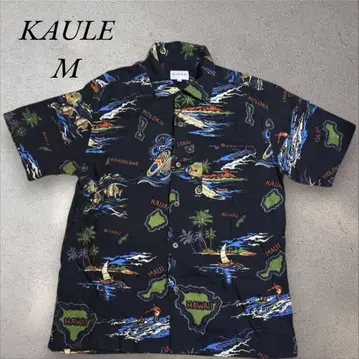 KAULE 알로하 셔츠 M 블랙