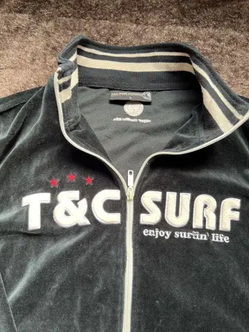 T&C SURF 풀 집업 자켓 L 사이즈 블랙