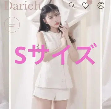 darich 썸머 트위드 컴팩트 숏 팬츠 S 사이즈 WHT