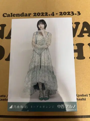 노기자카46 브로마이드 네이블 오렌지 나카니시 아르노 히키