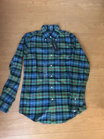 Ralph Lauren 체크 무늬 버튼 다운 셔츠