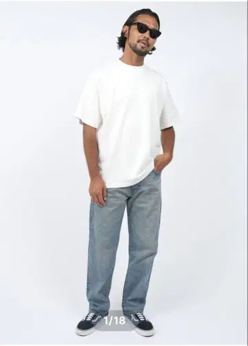 KAJA STANDARD SELVEGE WASHED DENIM PANTS